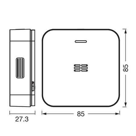 Czujnik Tlenku Węgla Bezprzewodowy Wewnętrzny SMART+ WiFi LEDVANCE