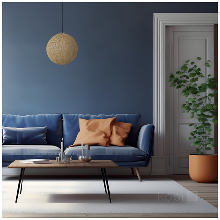 Lampa Wisząca Dekoracyjna Zwis Bambusowa E27 Boho Rovno Kobi