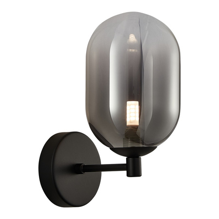 Lampa Ścienna Kinkiet ALIAS Czarna 1xE14 Milagro