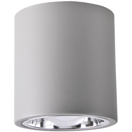 Oprawa sufitowa natynkowa tuba metalowa spot JUPITER 13 typu DOWNLIGHT E27 szara