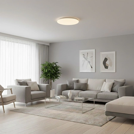 Plafon LED Oprawa Sufitowa 12W 1400lm 4000K Neutralna 120° Biała IP44 Pirius Sanico Goldlux