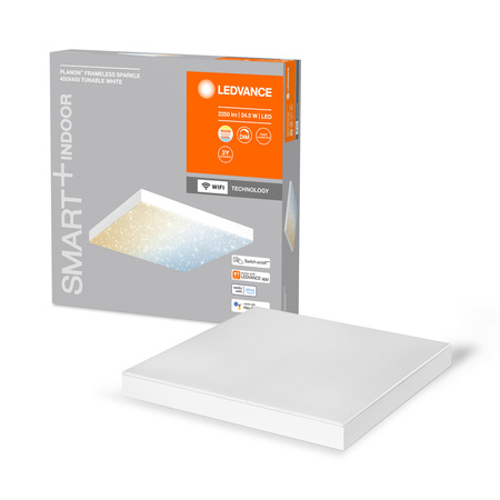 Panel LED Natynkowy 24.5W 1300lm SMART+ WiFi CCT Ściemnialny 45x45cm Kwadratowy PLANON Frameless LEDVANCE