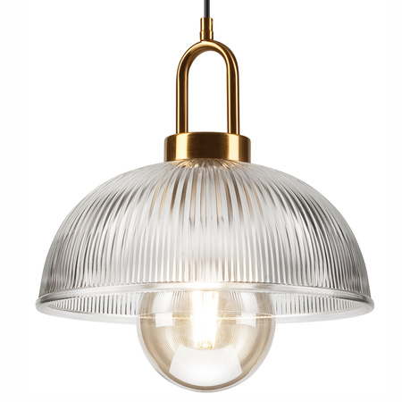 Lampa Wisząca Sufitowa PIA E27 Czarna Złota LM-1.1/84 Lamkur