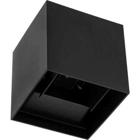 Kinkiet Ogrodowy Elewacyjny LED 2x4W 3000K Regulowany góra dół Czarny RIKO KOBI