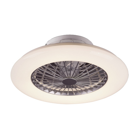 Plafon LED Lampa Sufitowa Oprawa Ścienna Natynkowa 30W 1700lm 3000-6500K CCT Ściemnialna Pilot Srebrny Nowoczesny Dalfon Rabalux