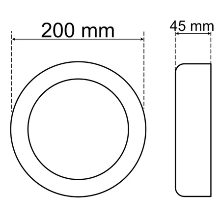 Kinkiet Ogrodowy Elewacyjny Lampa Zewnętrzna LED 12W 4000K IP54 LIBRA