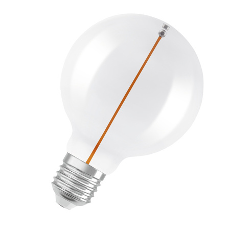 Żarówka LED Dekoracyjna G95 Kula E27 2.2W = 16W 150lm 2700K Ciepła 320° Filament Vintage 1906 Osram