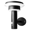 Lampa Ogrodowa Zewnętrzna Kinkiet Elewacyjny LED  6W 400lm 3000K IP44 Czarny Z Czujnikiem Ruchu i Zmierzchu Endura Ledvance