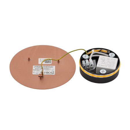 Kinkiet Ścienny Lampa Natynkowa LED 7W 60lm 3000K Ciepła Miedziana Nowoczesna RING LED S 10316 Nowodvorski