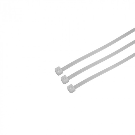 Opaski Zaciskowe Kablowe 7.6x500 mm Białe TRYTYTKI TRYTKI ZIPERKI PREMIUM OKP-76500W .MORE 50 szt.