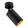 Lampa sufitowa ERIS SPOT Reflektor Oprawa Halogenowa GU10 Czarno-Złota