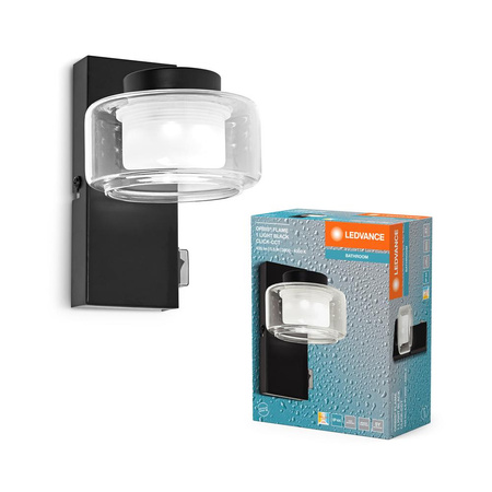 Kinkiet Lampa Łazienkowa LED 5.5W 350lm CCT Czarny IP44 Obris Ledvance
