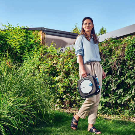 Zwijacz na Wąż Ogrodowy z Wężem 3/8" 10m Końcówki + Zraszacz Zestaw ERGO XS CELLFAST