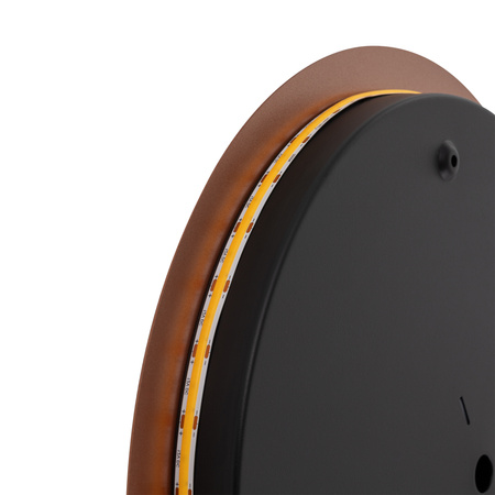 Kinkiet Ścienny Lampa Natynkowa LED 13W 160lm 3000K Ciepła Miedziana Nowoczesna RING LED L 10348 Nowodvorski