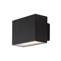 Lampa Ogrodowa Zewnętrzna Kinkiet Elewacyjny LED 7W 430lm 4000K IP54 Czarny Nowoczesny Mataro Rabalux