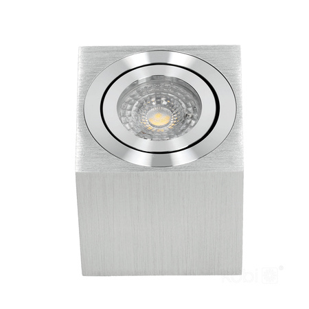 Oprawa Natynkowa Halogenowa Spot Tuba Kwadratowa GU10 Chrom OH37 Kobi