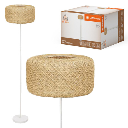 Lampa Podłogowa Oprawa Stojąca Dekoracyjna E27 Beżowy Decor Ledvance