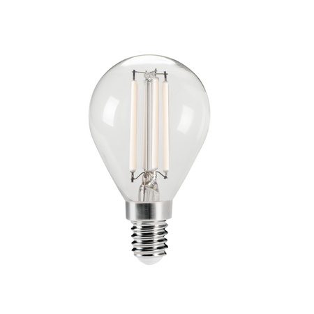 Żarówka LED XLED W KULKA E14 G45 4.5W 470lm 2700K Ciepła Filament KANLUX 