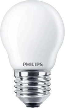 Żarówka LED Kulka E27 P45 6.5W = 60W 806lm 2700K Ciepła Filament Mleczna PHILIPS