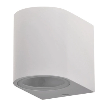 Kinkiet ogrodowy zewnętrzny na LED 1x GU10 BOSTON GOLDLUX (Polux) ALUMINIUM Biały owalny