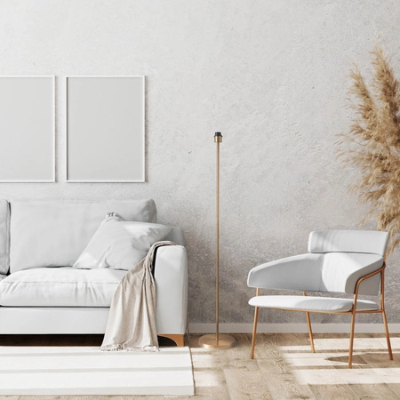 Lampa Podłogowa Oprawa Stojąca E27 Złota SCARLET Sanico Goldlux