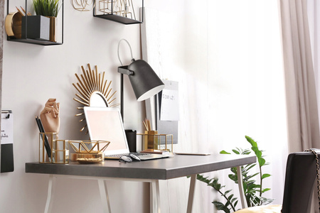 Lampka Biurkowa Stołowa Szkolna Nocna + Organizer Raibo E27 5W Czarna KANLUX