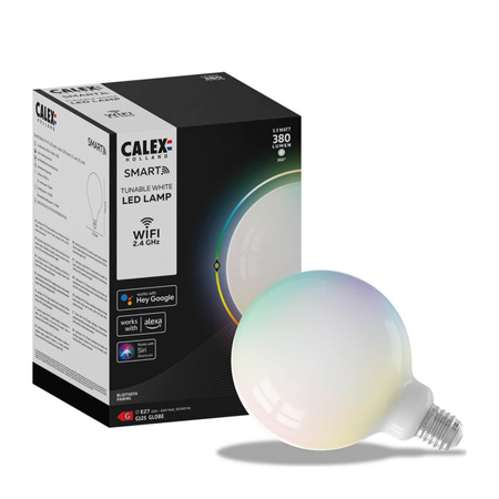 Żarówka LED E27 G125 SMART WiFi 5,5W 380lm RGB + CCT TUYA CALEX