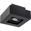 Oprawa Natynkowa HALOGENOWA Ruchoma SPOT GU10 Kwadrat Czarna AURI LUMILED