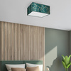 Plafon LED Lampa Sufitowa ZIGGY Zielona Złota Zielona 2xE27 Milagro