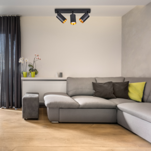 Lampa Listwa Oprawa Sufitowo-Ścienna LED 3 x GU10 MARIBEL Czarny GOLDLUX (Polux)