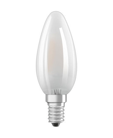Żarówka LED B35 Świeczka E14 4.8W = 40W 470lm 2700K Ciepła 300° Ściemnialna Retrofit Filament CLASSIC Osram