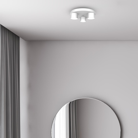 Lampa Sufitowa DIXIE Biała 3xGX53 Milagro