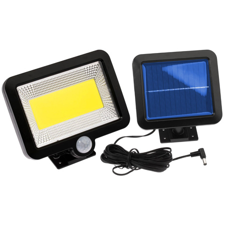 Naświetlacz Solarny LED 5W 5500-6000K Zimna IP54 Masterled Czujnik Ruchu