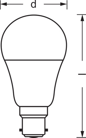 Żarówka LED B22 Tradycyjna 9W = 60W 806lm CCT RGB Ściemnialna SMART+ ZigBee Classic Ledvance