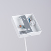 Lampa Sufitowa Wisząca Zwis G9 Żyrandol Tubularna Biała Skandynawska Prysm Sollux