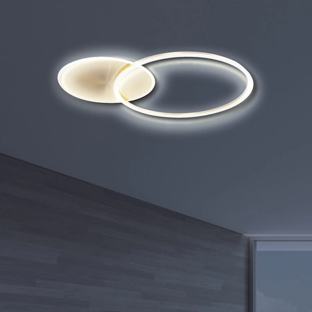 Lampa Sufitowa LED 33W 2700lm 4000K Neutralna Złota ROMAN Sanico Goldlux