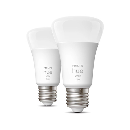 2x Żarówka LED E27 A60 9.5W = 75W 1055lm 2700K Biała Ciepła SMART Inteligentna Bluetooth ZigBee White Philips HUE