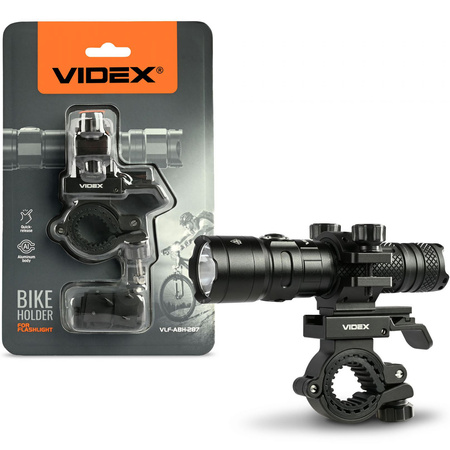 Uchwyt Rowerowy na Kierownicę do Lampy Latarki Uniwersalny VIDEX