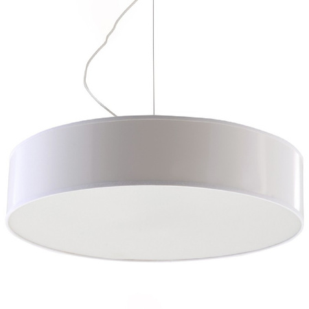 Lampa Sufitowa Wisząca Plafon 3x E27 Okrągła Biała Minimalistyczna Arena Sollux