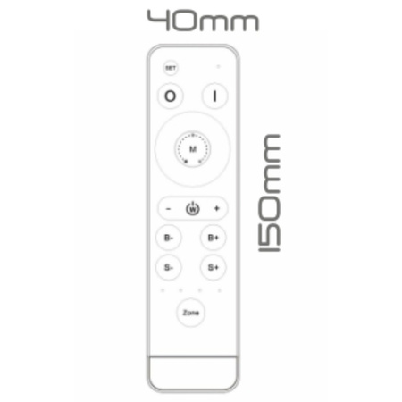 Pilot do taśm LED RGB / RGBW / CCT 4 strefy Volta ProVero