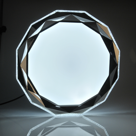 PLAFON LED diament lampa oprawa sufitowa 50cm 3000-6500K z pilotem GLOSSY GOLDLUX (Polux)