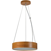 Lampa Wisząca Sufitowa Jasmin Zwis Drewno do LED E27 28cm KANLUX