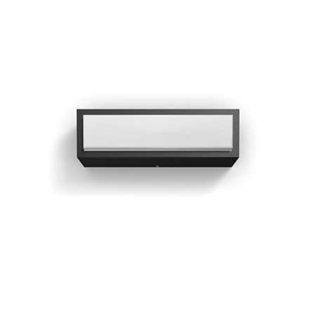 Kinkiet Ogrodowy Lampa Elewacyjna Zewnętrzna LED 4.5W 500lm 4000K IP44 Antracyt Stratosphere Philips