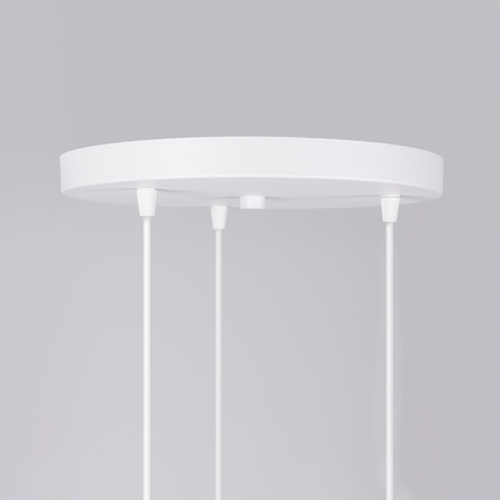 Lampa Sufitowa Wisząca Zwis 3x G9 Kulista Biała Nowoczesna Hyperion Sollux