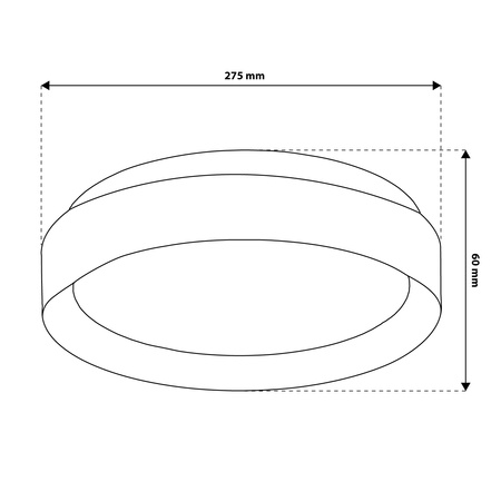 Plafon LED Panel Natynkowy Lampa Sufitowa Oprawa WOODY 18W 4000K Okrągły IP44 27cm LUMILED
