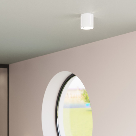 Lampa Ścienna Kinkiet Tuba G9 Cylindryczna Biała Nowoczesna Inez Sollux