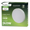 Oprawa Natynkowa Lampa LED Sufitowa 24W Okrągła 4000K GLOW Biała LUMILED