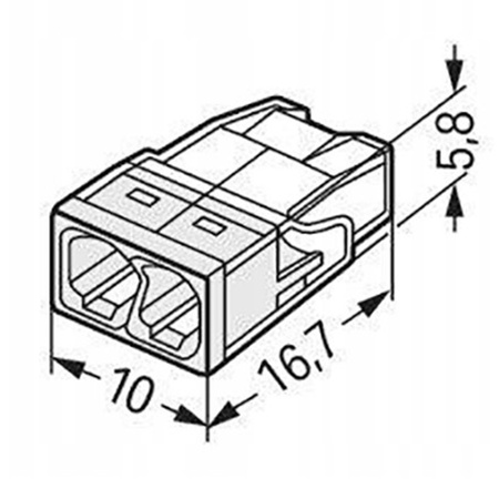 Szybkozłączki Złączki Instalacyjne Komplet Zestaw 100 sztuk - 20x 2X2, 30x 3X2, 30x 4X2, 20x 5X2 + Organizer Walizka