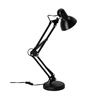 Lampka Biurkowa Oprawa Stołowa Regulowana E27 Czarna Auriq Kobi