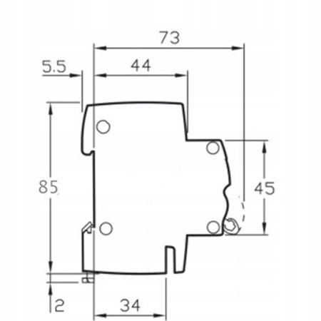 Rozłącznik Izolacyjny 4P 100A IP20 415V Schneider